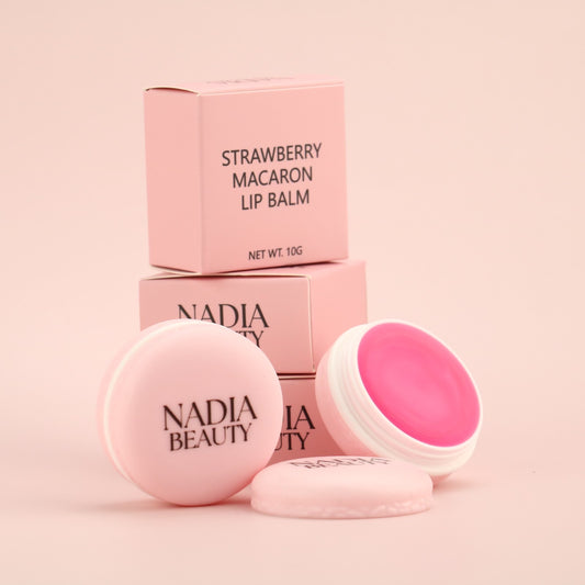 Strawberry Macaron Lip Balm